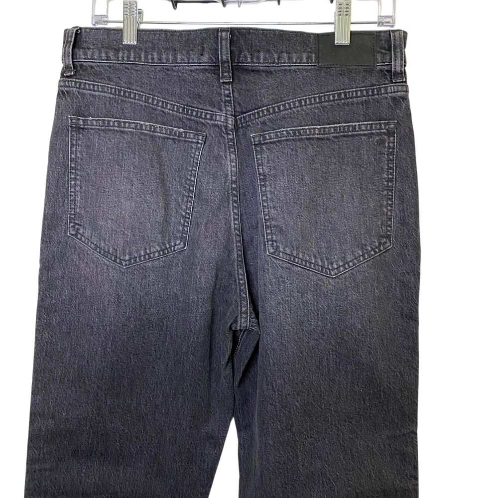 Madewell Women's Charcoal Straight Leg Jeans - Picture 6 of 16